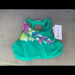 Athleta vintage floral bikini top